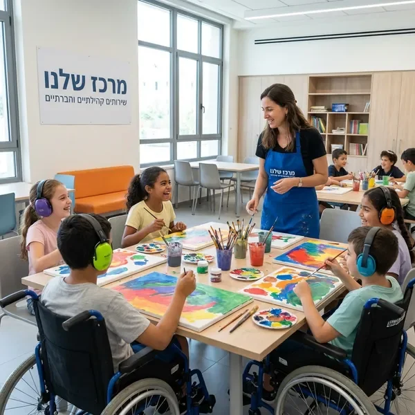 חוגי אמנות טיפולית - ילדים יוצרים אמנות